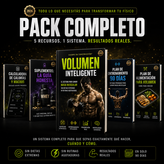 VOLUMEN INTELIGENTE - El sistema para ganar masa muscular
